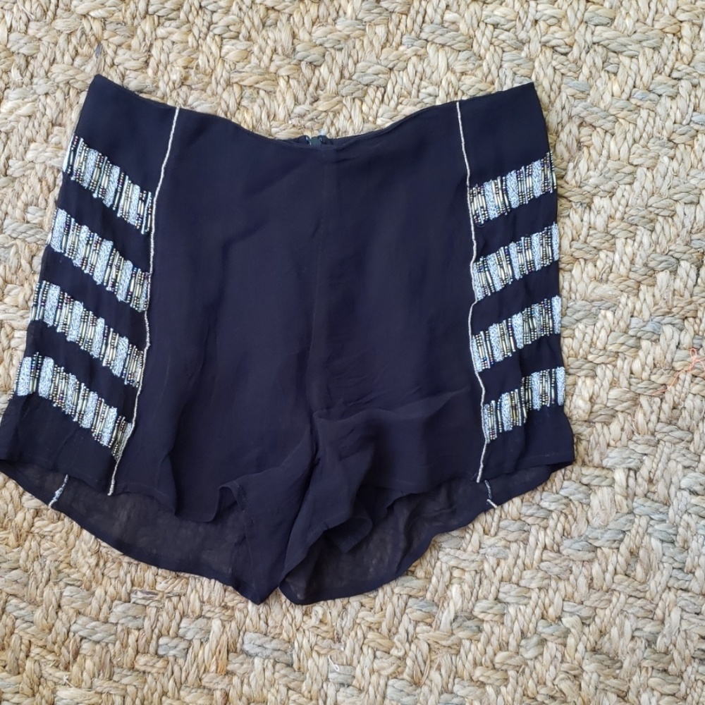 Free People beaded shorts, size 2